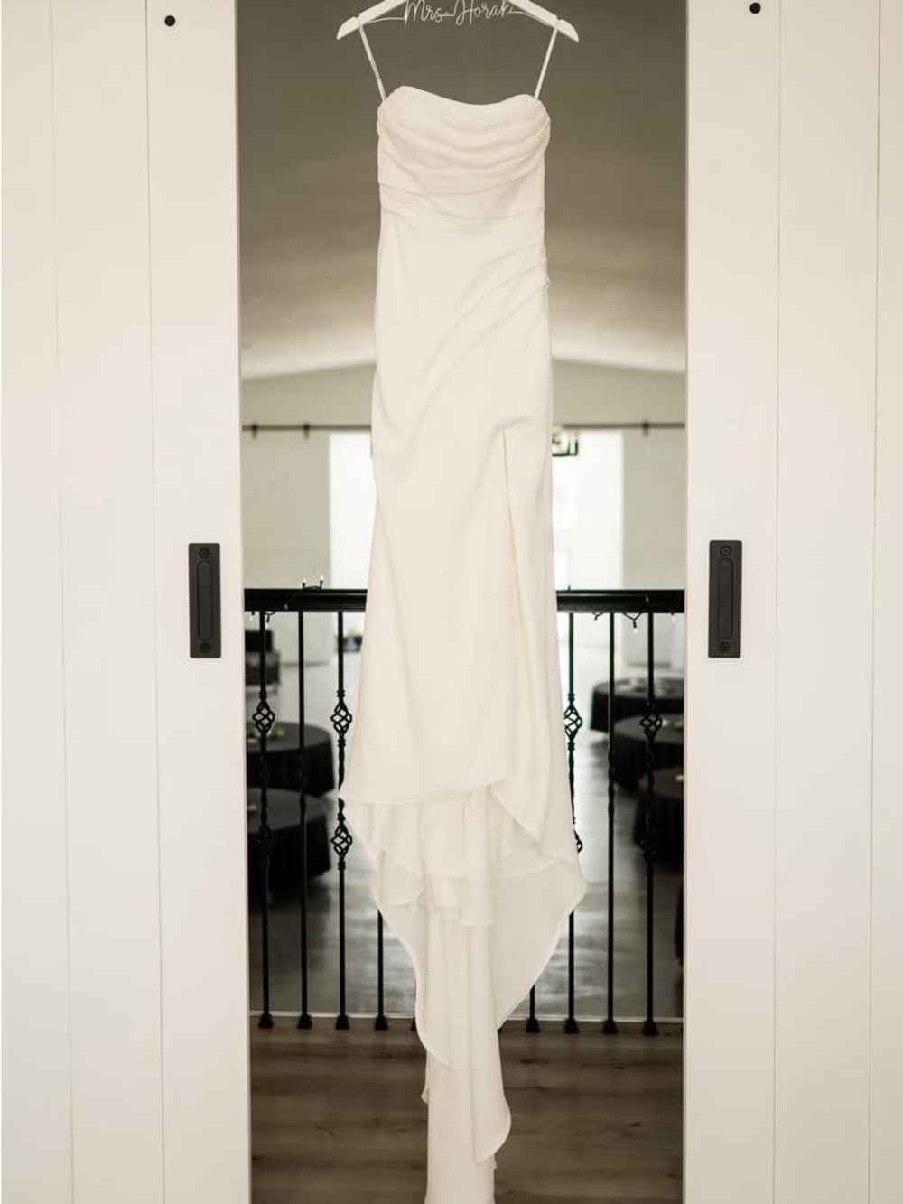 Essence of Australia Ivory Wedding Dress with removable straps